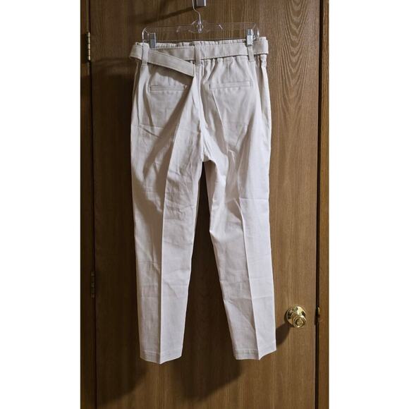 Brunello Cucinelli Italian Single Pleated Paperbag Pants With Belt - Picture 3 of 13